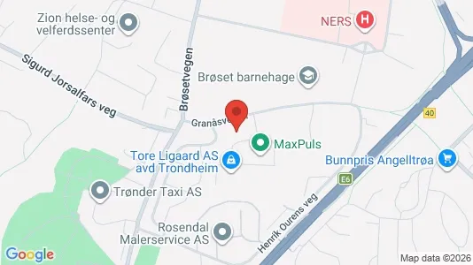 Office spaces for rent i Trondheim Lerkendal - kort over placeringen