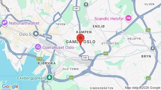 Ladenlokale zur Miete i Oslo Gamle Oslo – Foto von Google Street View