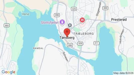 Kantorruimte te huur i Tønsberg - Foto uit Google Street View