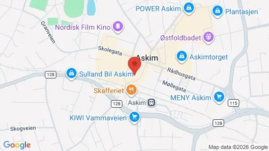 Toimistotilat Myynnissä i Askim - Kuva Google Street Viewstä