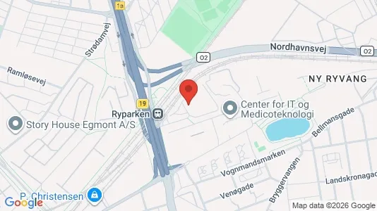 Office spaces for rent i Østerbro - kort over placeringen