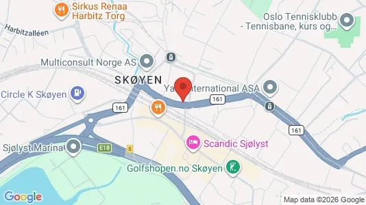 Toimistotilat Vuokrattavana i Oslo Ullern - Kuva Google Street Viewstä
