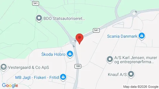 Liikekiinteistöt Vuokrattavana i Hobro - Kuva Google Street Viewstä