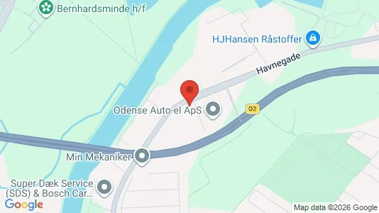 Liikekiinteistöt Vuokrattavana i Odense C - Kuva Google Street Viewstä