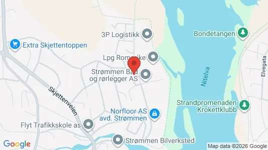 Warehouses for rent i Skedsmo - kort over placeringen