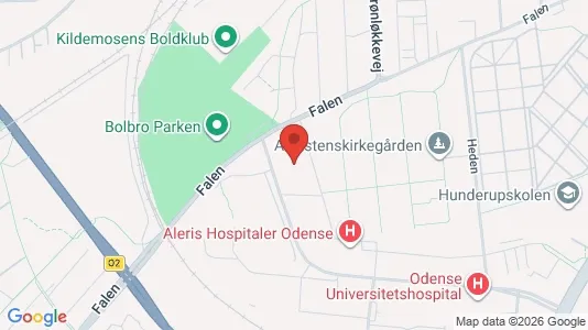 Büros zur Miete i Odense C – Foto von Google Street View