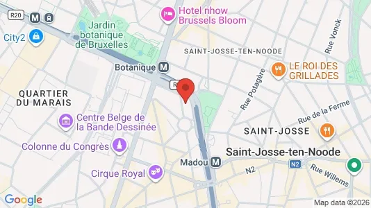 Kantorruimte te huur i Stad Brussel - Foto uit Google Street View