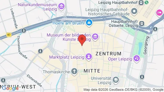 Espacios de oficina En alquiler i Leipzig - kort over placeringen