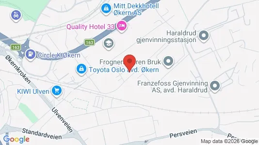 Büros zur Miete i Oslo Bjerke - kort over placeringen