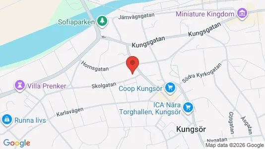 Commercial properties for sale i Kungsör - kort over placeringen