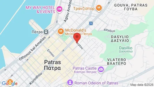 Liikekiinteistöt Vuokrattavana i Patras - Kuva Google Street Viewstä