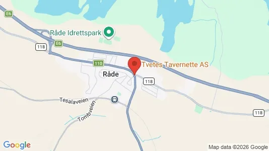 Lager zur Miete i Råde – Foto von Google Street View