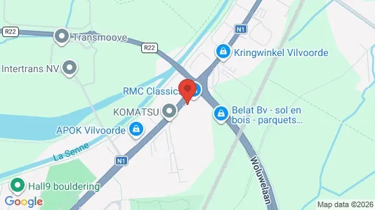 Commercial properties for sale i Vilvoorde - kort over placeringen