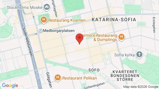 Kontorlokaler til leje i Södermalm - Foto fra Google Street View