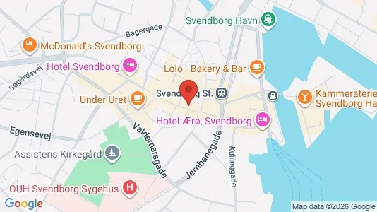 Bedrijfsruimtes te huur i Svendborg - Foto uit Google Street View