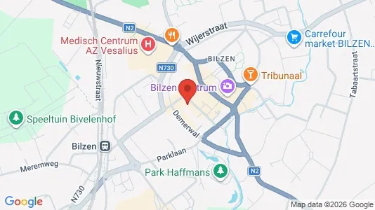 Gewerbeflächen zum Kauf i Bilzen – Foto von Google Street View