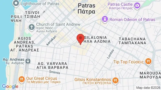Liikekiinteistöt Myynnissä i Patras - kort over placeringen