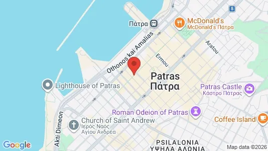 Kontorer til leie i Patras – Bilde fra Google Street View