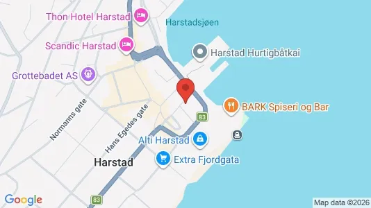 Kontorlokaler til leje i Harstad - Foto fra Google Street View