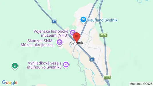 Commercial properties for rent i Svidník - Photo from Google Street View