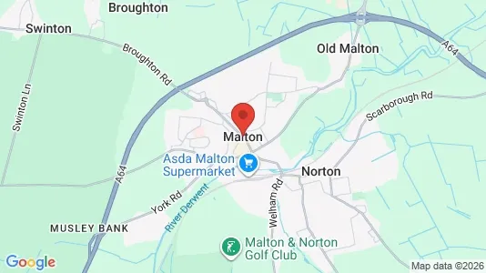 Lager til leie i Malton - North Yorkshire – Bilde fra Google Street View
