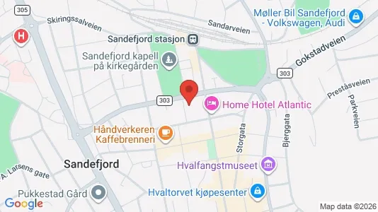 Commercial properties for sale i Sandefjord - Photo from Google Street View