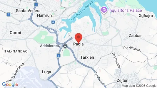 Büros zur Miete i Paola – Foto von Google Street View