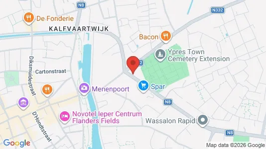 Bedrijfsruimtes te huur i Ieper - Foto uit Google Street View