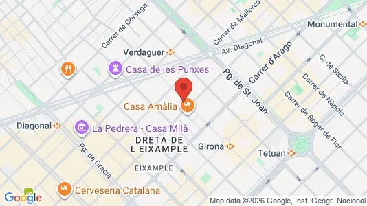 Kontorlokaler til leje i Barcelona Eixample - Foto fra Google Street View