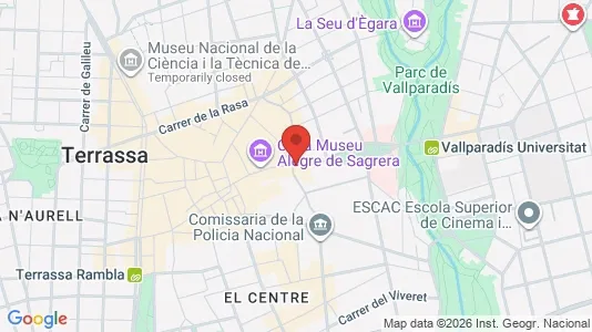 Commercial properties for rent i Terrassa - kort over placeringen