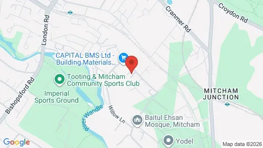 Producties te huur i Mitcham - Surrey - Foto uit Google Street View
