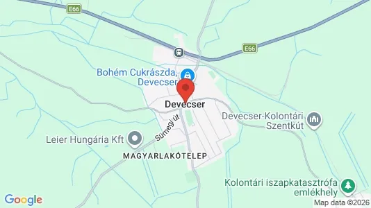 Commercial properties for sale i Devecseri - kort over placeringen