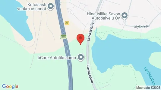 Kontorer til leie i Kuopio - kort over placeringen