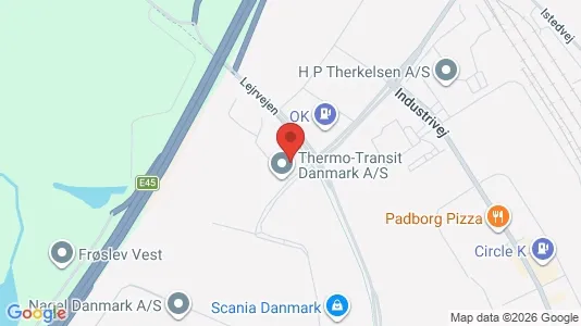 Varastot Myynnissä i Padborg - kort over placeringen