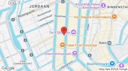 Büros zur Miete i Amsterdam Centrum - kort over placeringen