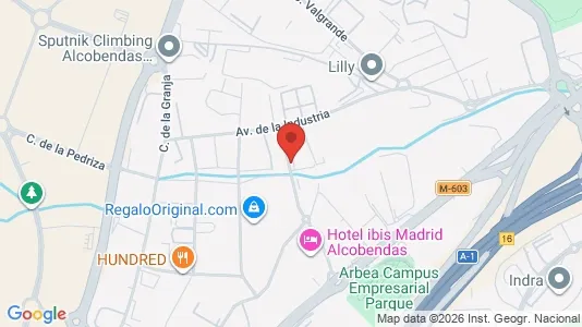 Werkstätte zur Miete i Alcobendas – Foto von Google Street View