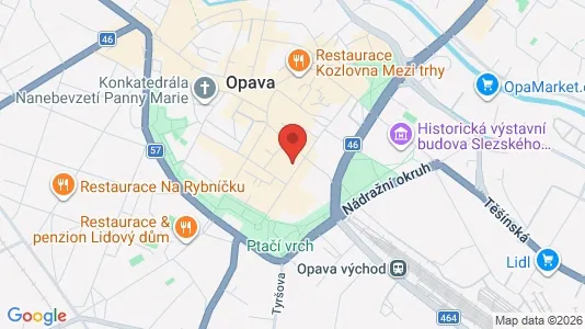 Lokaler til leie i Opava – Bilde fra Google Street View