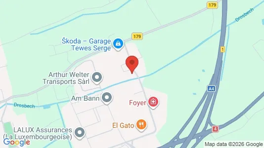 Gewerbeflächen zum Kauf i Leudelange - kort over placeringen