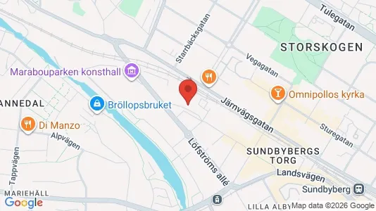 Office spaces for rent i Sundbyberg - kort over placeringen