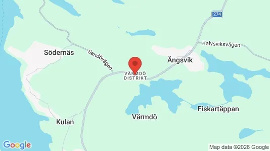 Sklepy Do wynajęcia i Värmdö - kort over placeringen