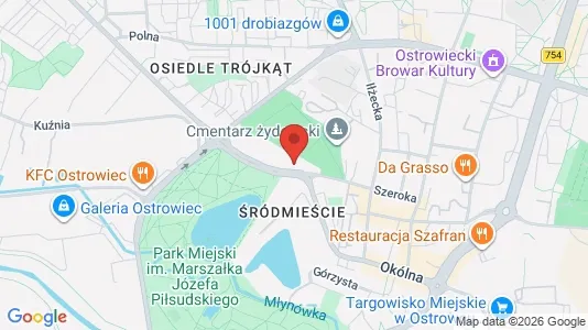 Toimistotilat Vuokrattavana i Ostrowiecki - Kuva Google Street Viewstä