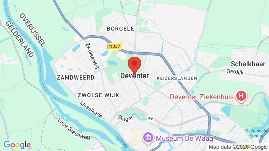 Kontorslokaler för uthyrning i Deventer – Foto från Google Street View
