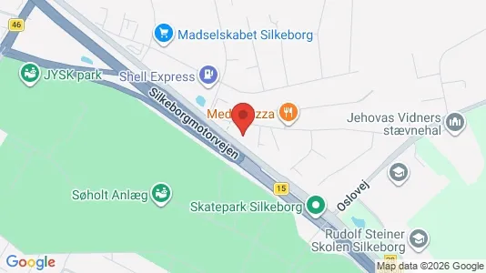 Kontorslokaler för uthyrning i Silkeborg – Foto från Google Street View