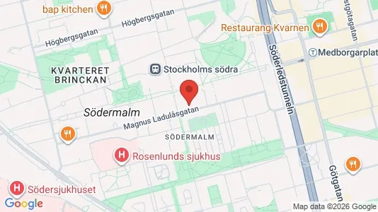 Kontorlokaler til leje i Södermalm - Foto fra Google Street View