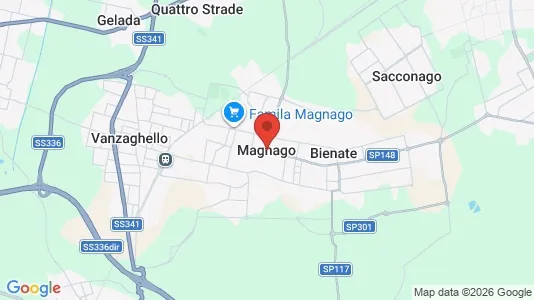 Winkels te huur i Magnago - Foto uit Google Street View