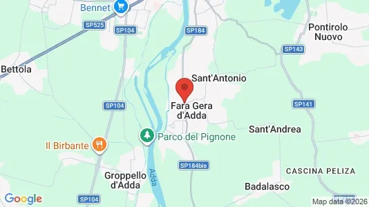 Företagslokaler för uthyrning i Fara Gera d'Adda – Foto från Google Street View