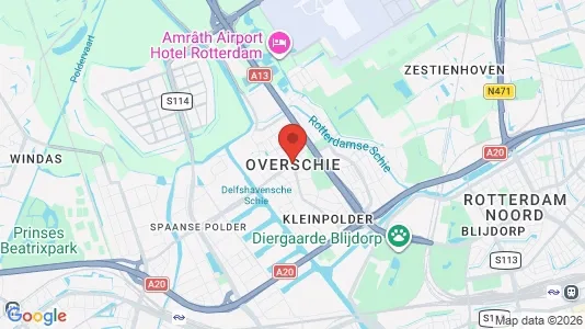 Lokaler til leje i Rotterdam Overschie - Foto fra Google Street View