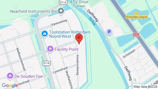 Lokaler til leje i Rotterdam Overschie - Foto fra Google Street View