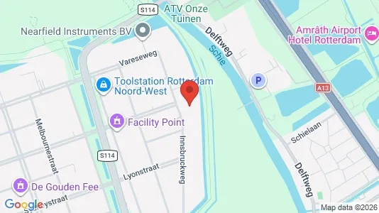 Lokaler til leje i Rotterdam Overschie - Foto fra Google Street View