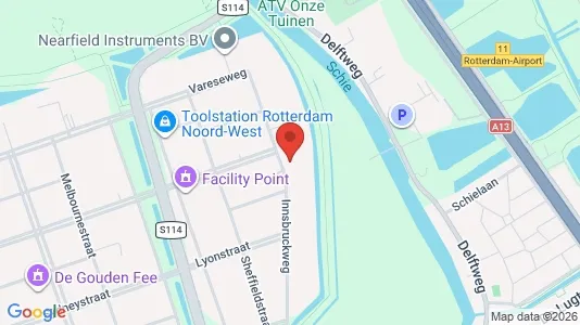 Lokaler til leje i Rotterdam Overschie - Foto fra Google Street View
